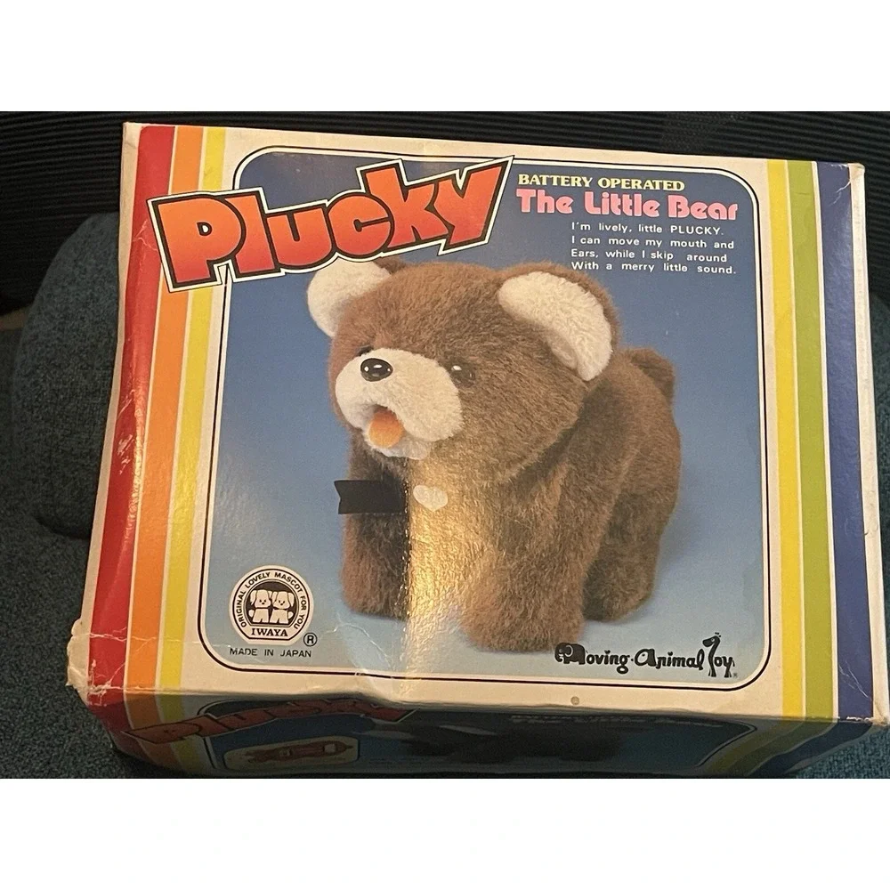 Vintage Plucky Bear  , ( Not‎ Working )